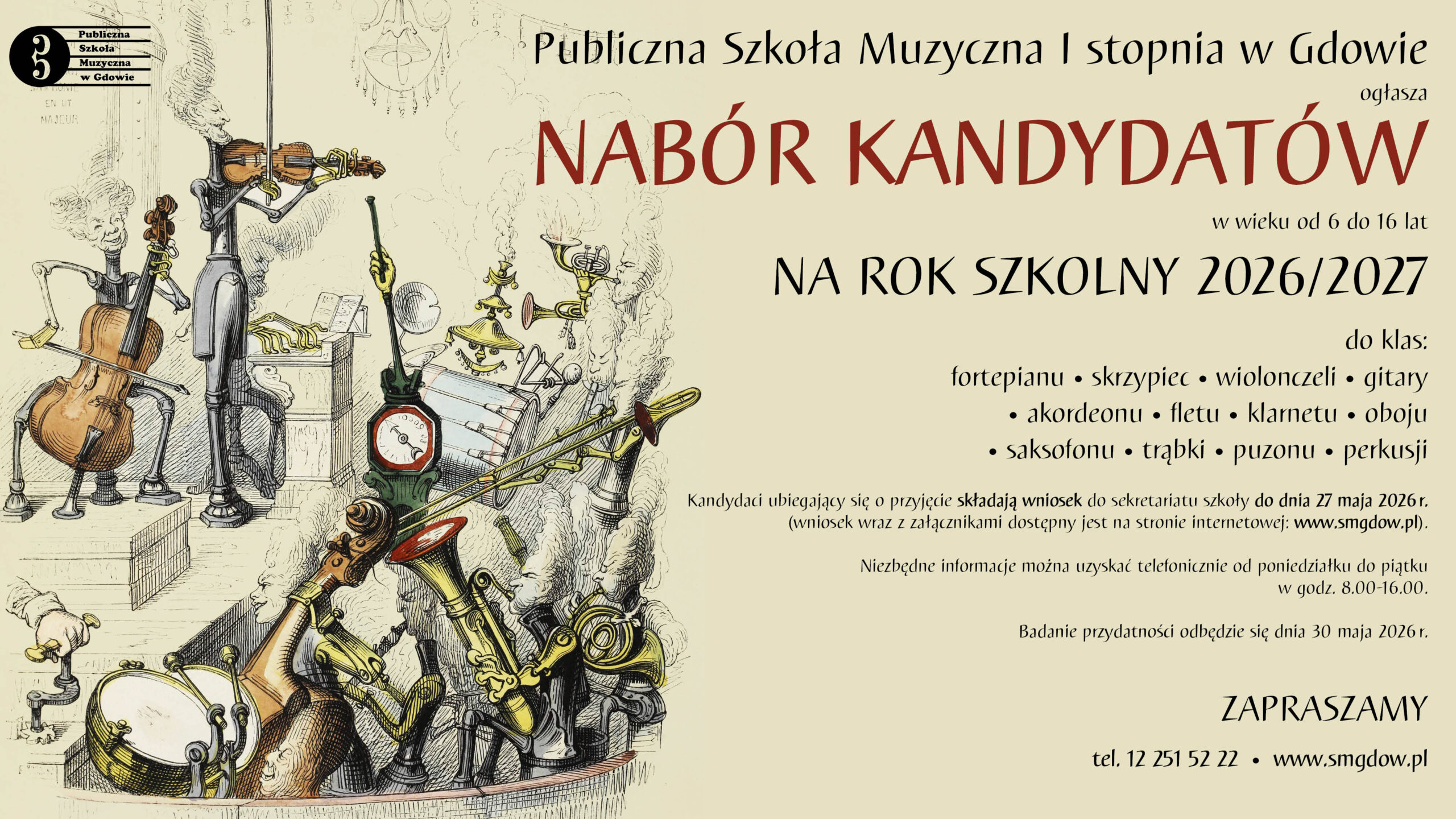 Rekrutacja na rok szkolny 2026/2027